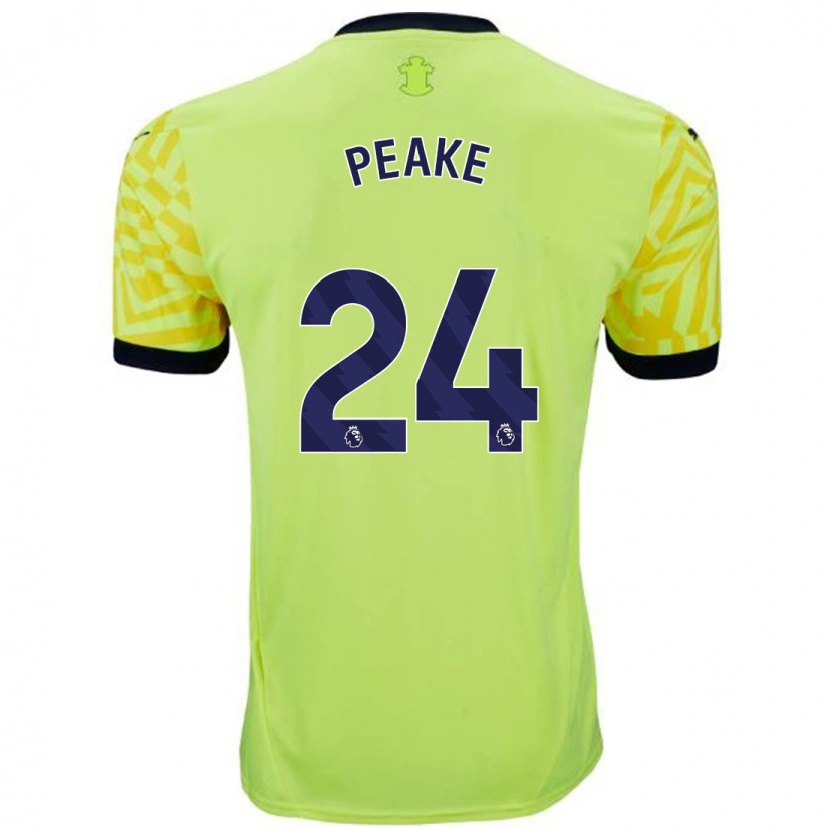 Danxen Dětské Paige Peake #24 Žluť Daleko Hráčské Dresy 2024/25 Dres