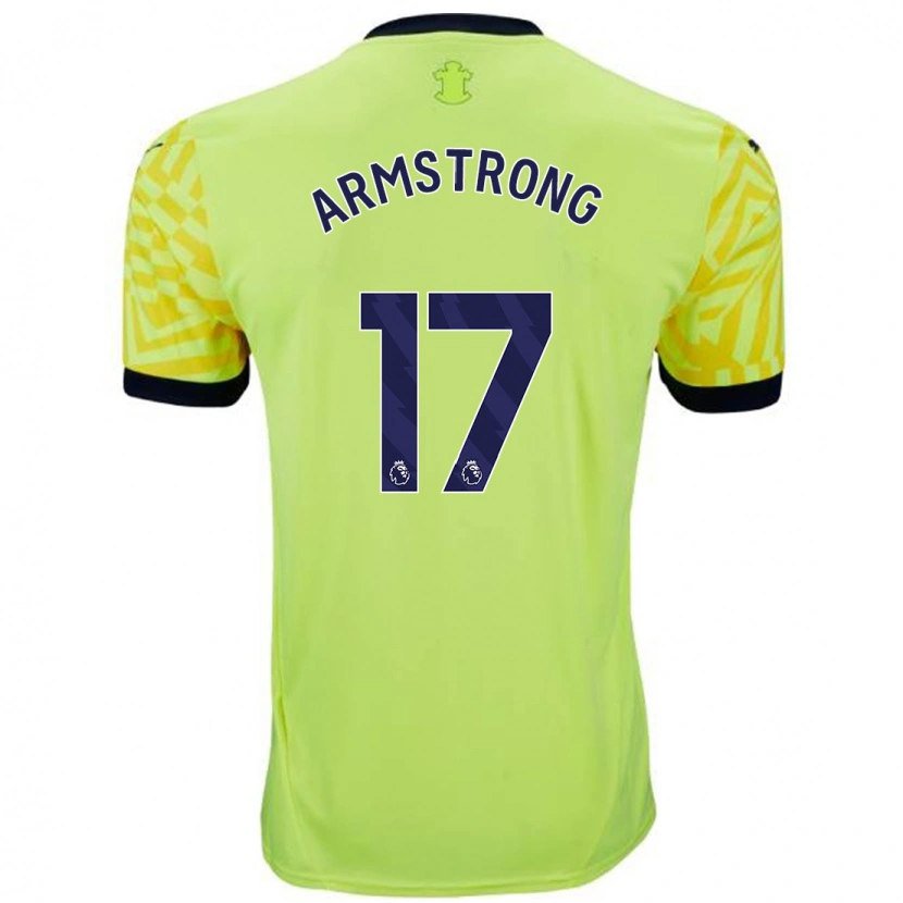 Danxen Dětské Stuart Armstrong #17 Žluť Daleko Hráčské Dresy 2024/25 Dres