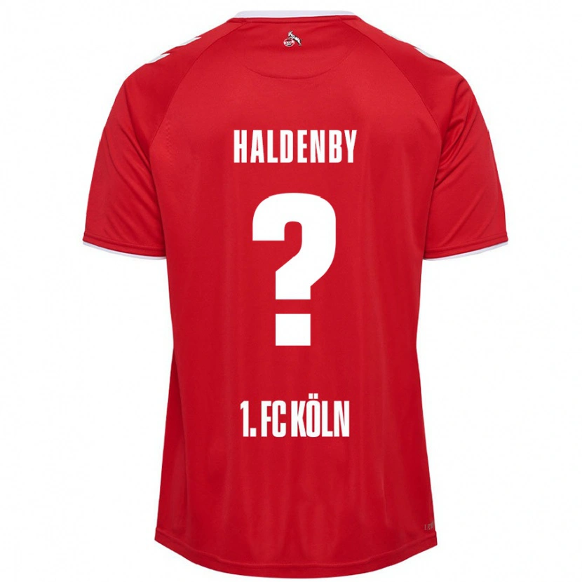 Danxen Dětské Ben Haldenby #0 Červená Bílá Daleko Hráčské Dresy 2024/25 Dres