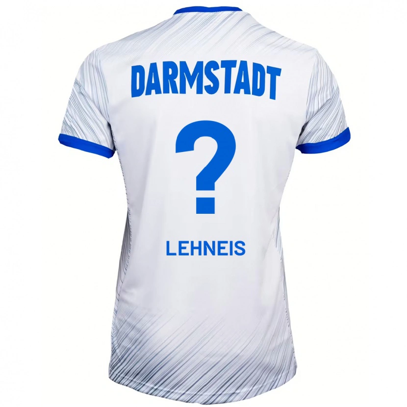 Danxen Dětské Daniel Lehneis #0 Bílá Modrá Daleko Hráčské Dresy 2024/25 Dres