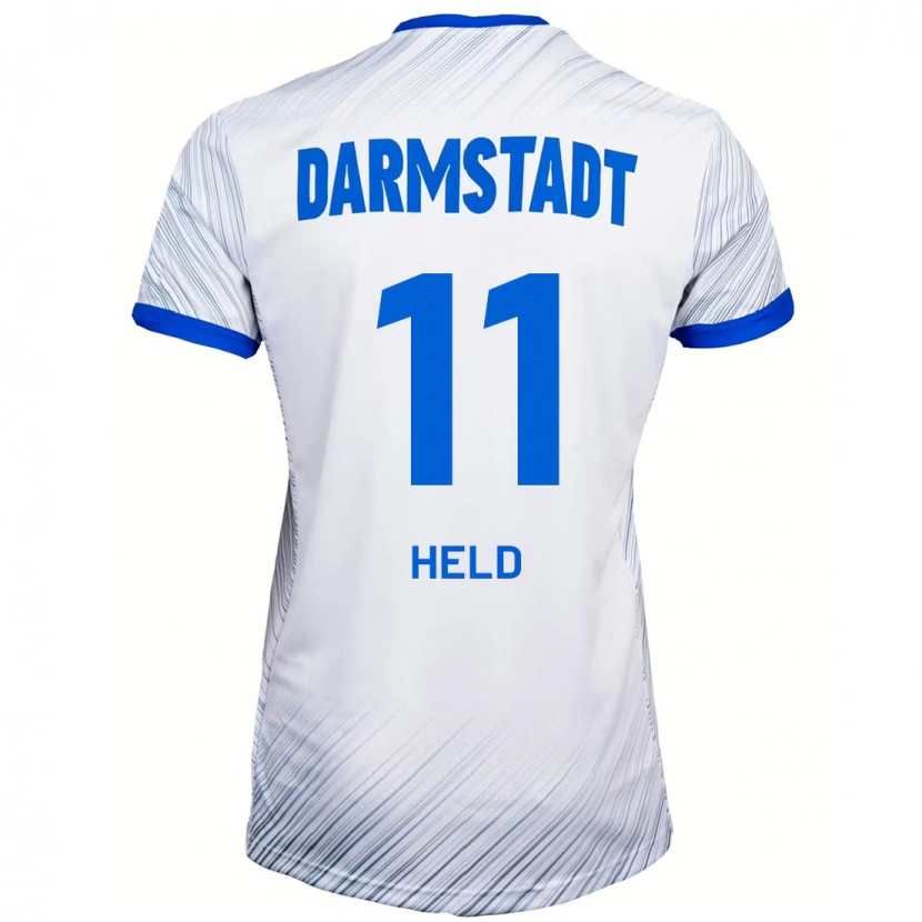 Danxen Dětské Henry Held #11 Bílá Modrá Daleko Hráčské Dresy 2024/25 Dres