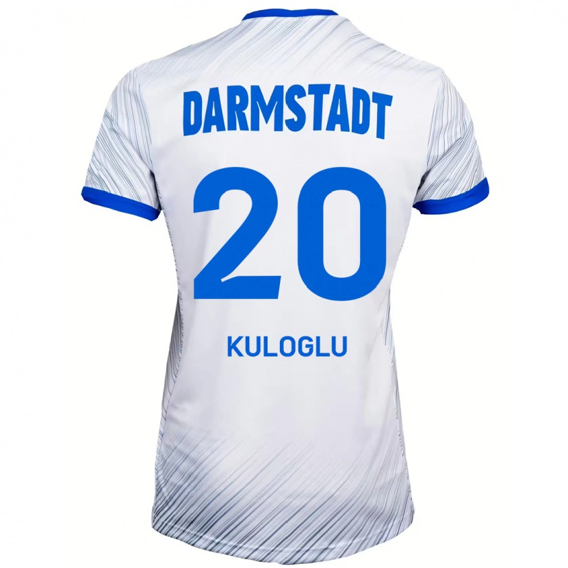 Danxen Dětské Can Kuloglu #20 Bílá Modrá Daleko Hráčské Dresy 2024/25 Dres