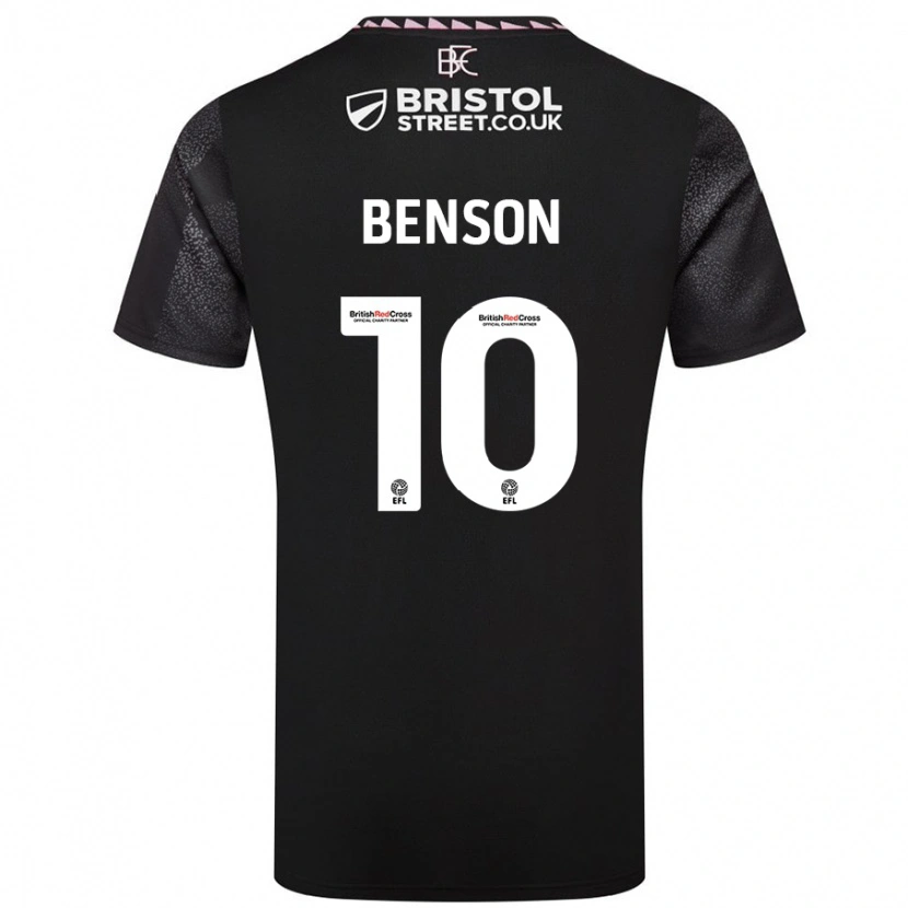 Danxen Dětské Benson Manuel #10 Černý Daleko Hráčské Dresy 2024/25 Dres