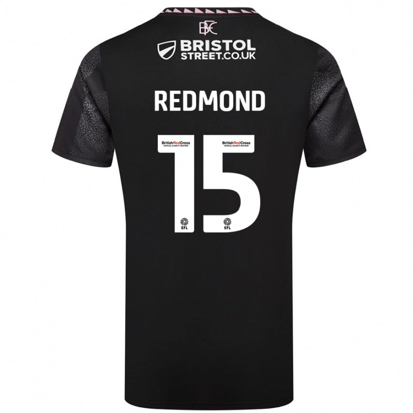 Danxen Dětské Nathan Redmond #15 Černý Daleko Hráčské Dresy 2024/25 Dres