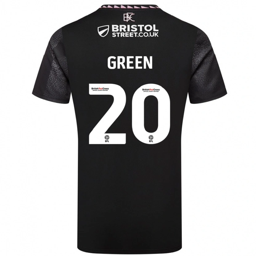 Danxen Dětské Etienne Green #20 Černý Daleko Hráčské Dresy 2024/25 Dres