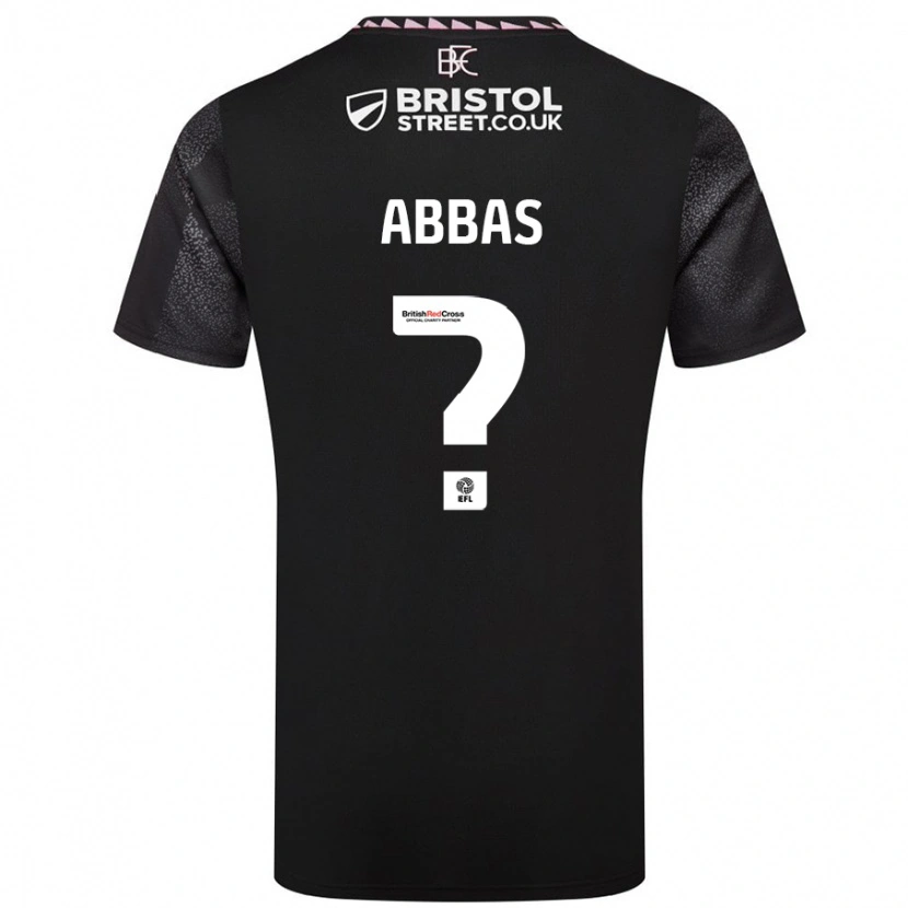 Danxen Dětské Adam Abbas #0 Černý Daleko Hráčské Dresy 2024/25 Dres