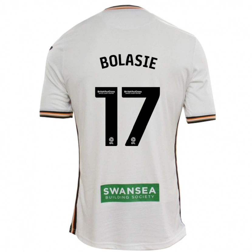 Danxen Pánské Yannick Bolasie #17 Bílý Domů Hráčské Dresy 2024/25 Dres