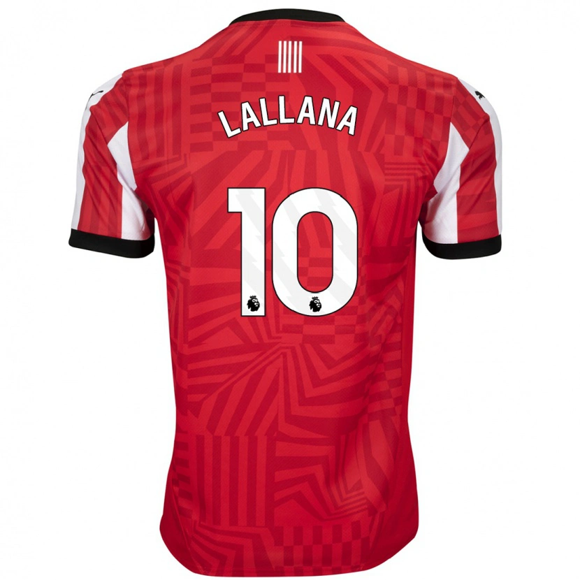 Danxen Pánské Adam Lallana #10 Červená Bílá Domů Hráčské Dresy 2024/25 Dres