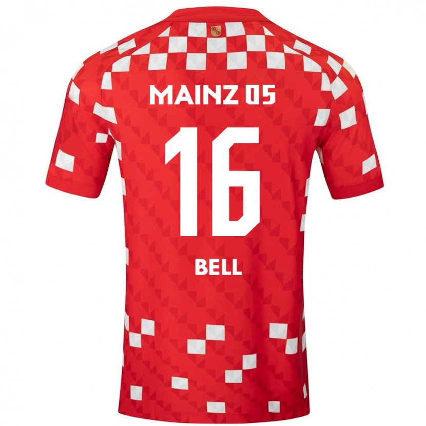 Danxen Pánské Stefan Bell #16 Bílá Červená Domů Hráčské Dresy 2024/25 Dres