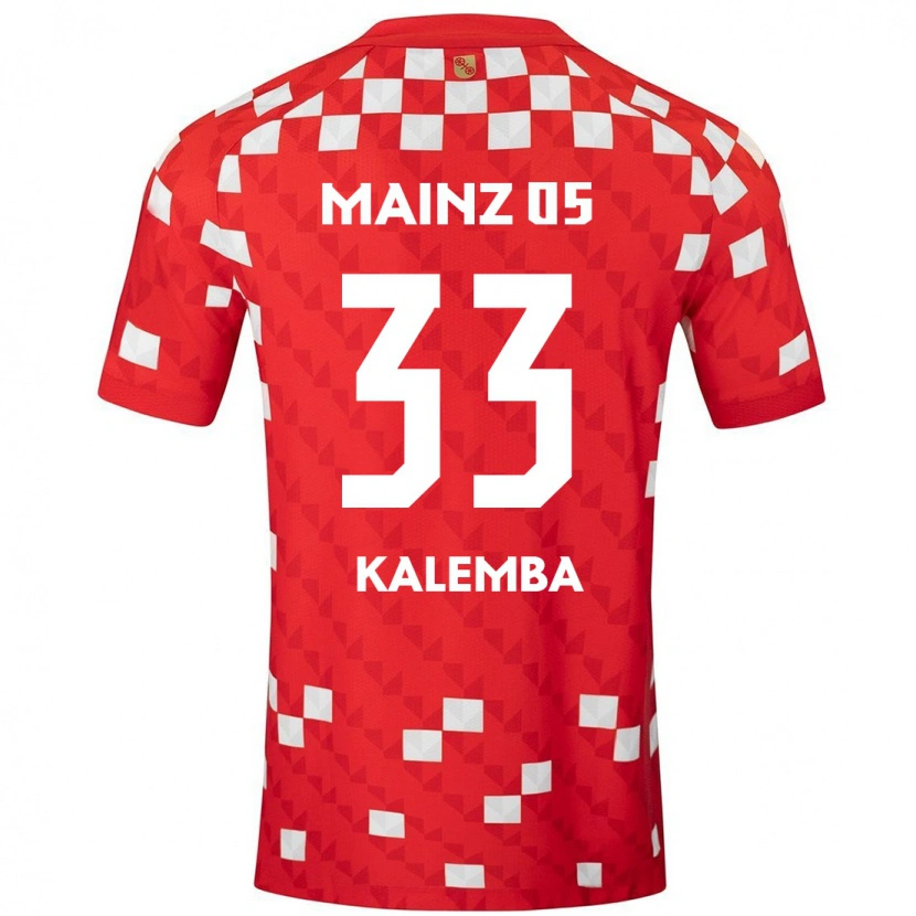 Danxen Pánské Marcel Kalemba #33 Bílá Červená Domů Hráčské Dresy 2024/25 Dres