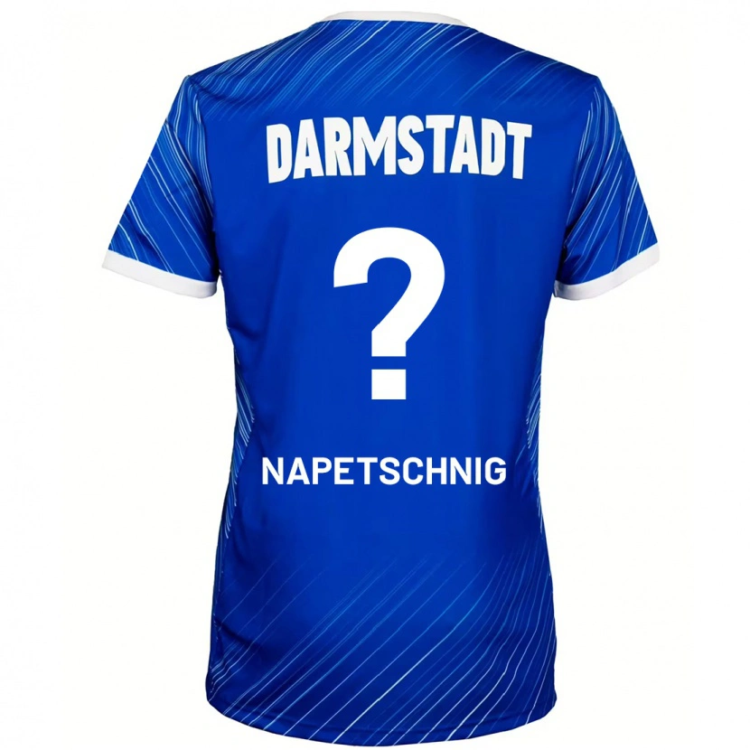 Danxen Pánské Raphael Napetschnig #0 Modrá Bílá Domů Hráčské Dresy 2024/25 Dres