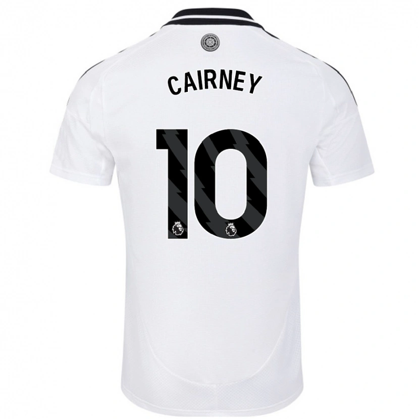 Danxen Pánské Tom Cairney #10 Bílý Domů Hráčské Dresy 2024/25 Dres