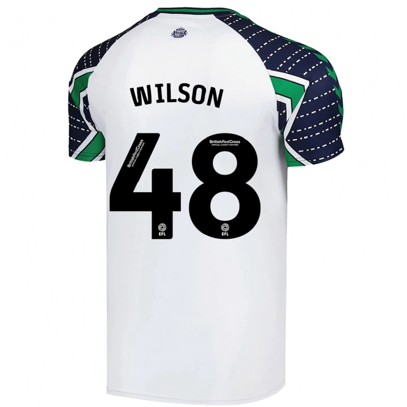 Danxen Pánské Callum Wilson #48 Bílý Daleko Hráčské Dresy 2024/25 Dres