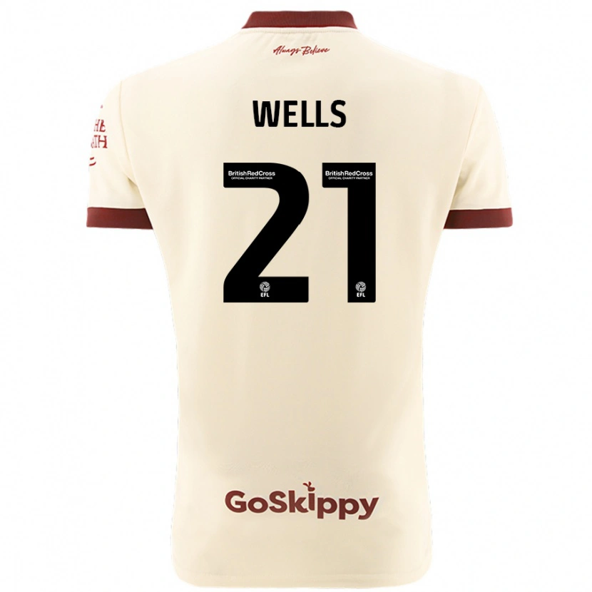 Danxen Pánské Nahki Wells #21 Krémově Bílá Daleko Hráčské Dresy 2024/25 Dres