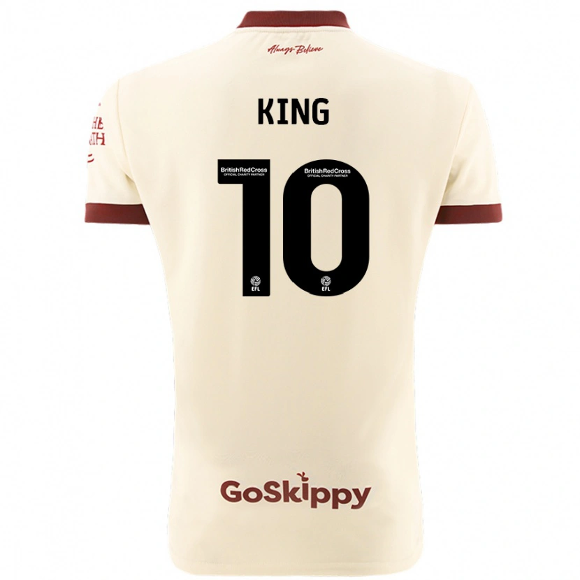 Danxen Pánské Andy King #10 Krémově Bílá Daleko Hráčské Dresy 2024/25 Dres