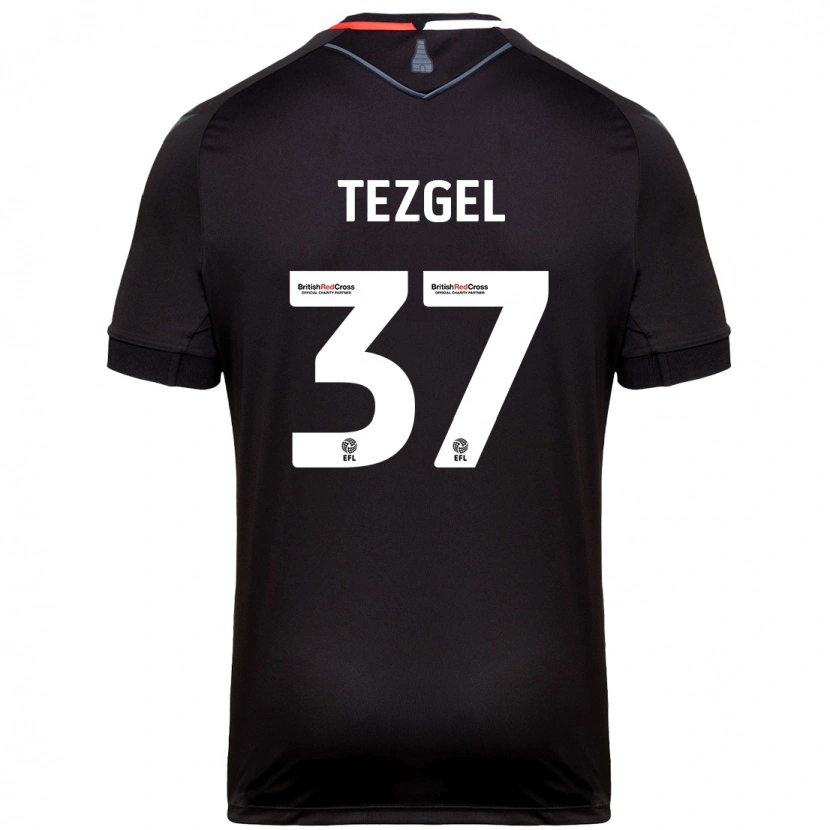 Danxen Pánské Emre Tezgel #37 Černý Daleko Hráčské Dresy 2024/25 Dres