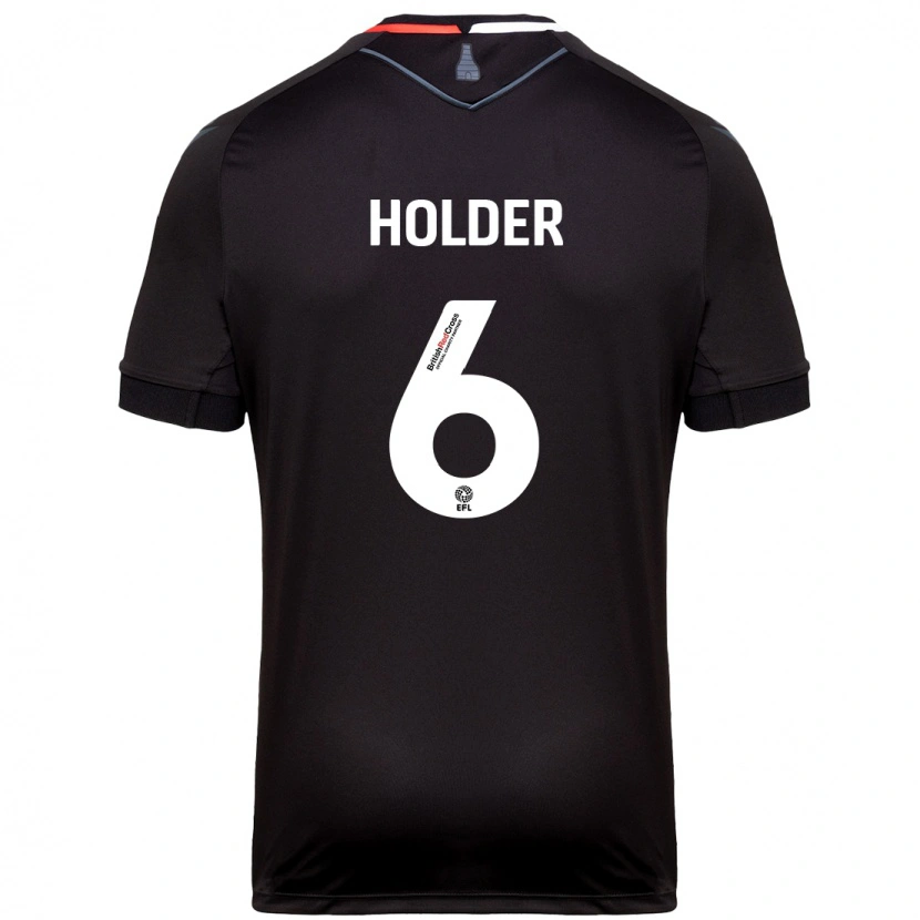 Danxen Pánské Molly Holder #6 Černý Daleko Hráčské Dresy 2024/25 Dres