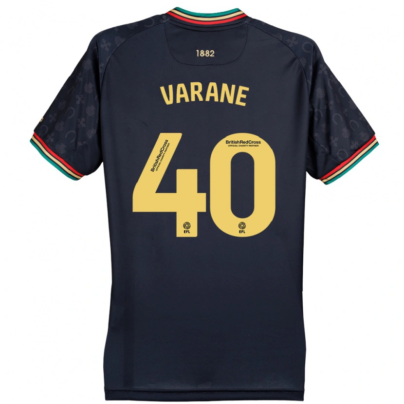 Danxen Pánské Jonathan Varane #40 Tmavě Tmavě Modrá Daleko Hráčské Dresy 2024/25 Dres