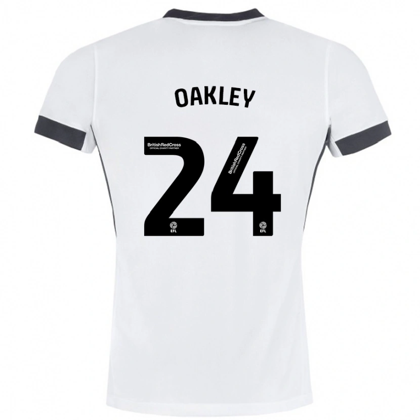 Danxen Pánské Marcel Oakley #24 Bílá Černá Daleko Hráčské Dresy 2024/25 Dres