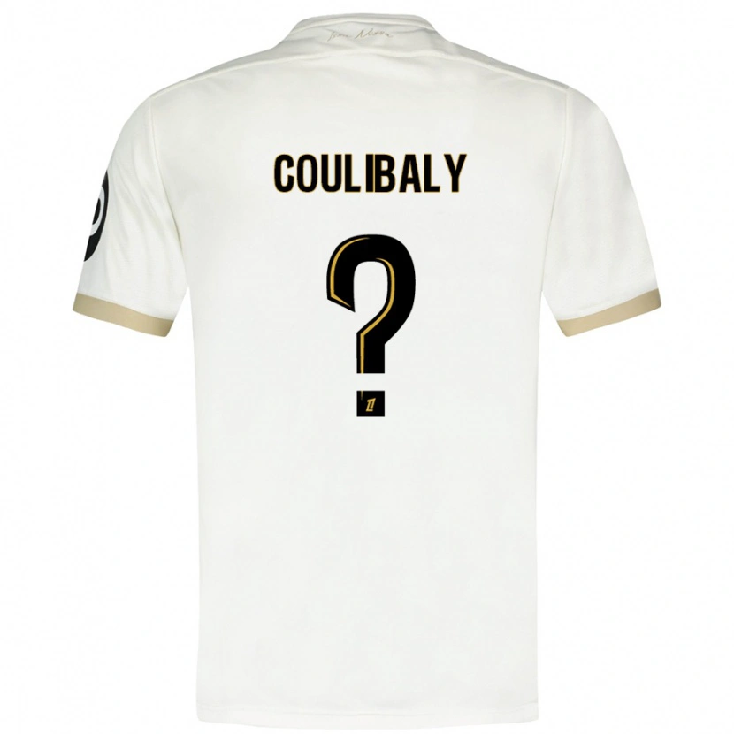 Danxen Pánské Djibril Coulibaly #0 Bílé Zlato Daleko Hráčské Dresy 2024/25 Dres