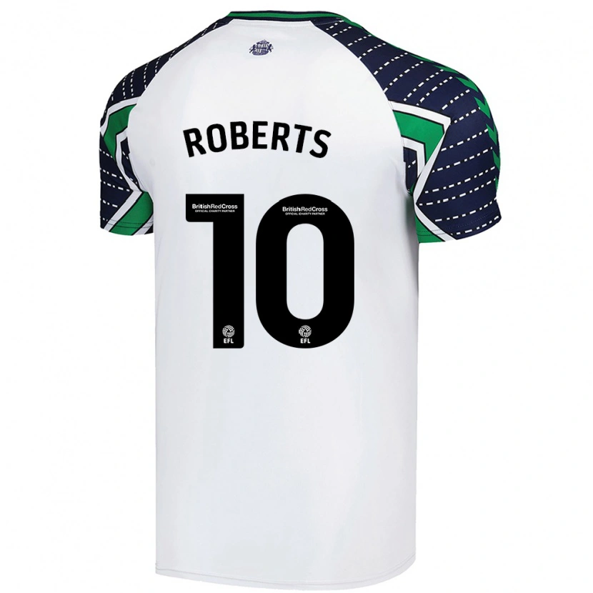 Danxen Dámské Patrick Roberts #10 Bílý Daleko Hráčské Dresy 2024/25 Dres