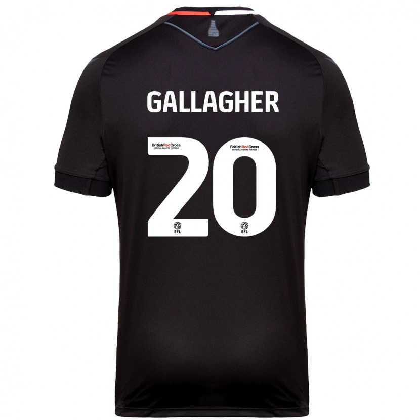 Danxen Dámské Sam Gallagher #20 Černý Daleko Hráčské Dresy 2024/25 Dres