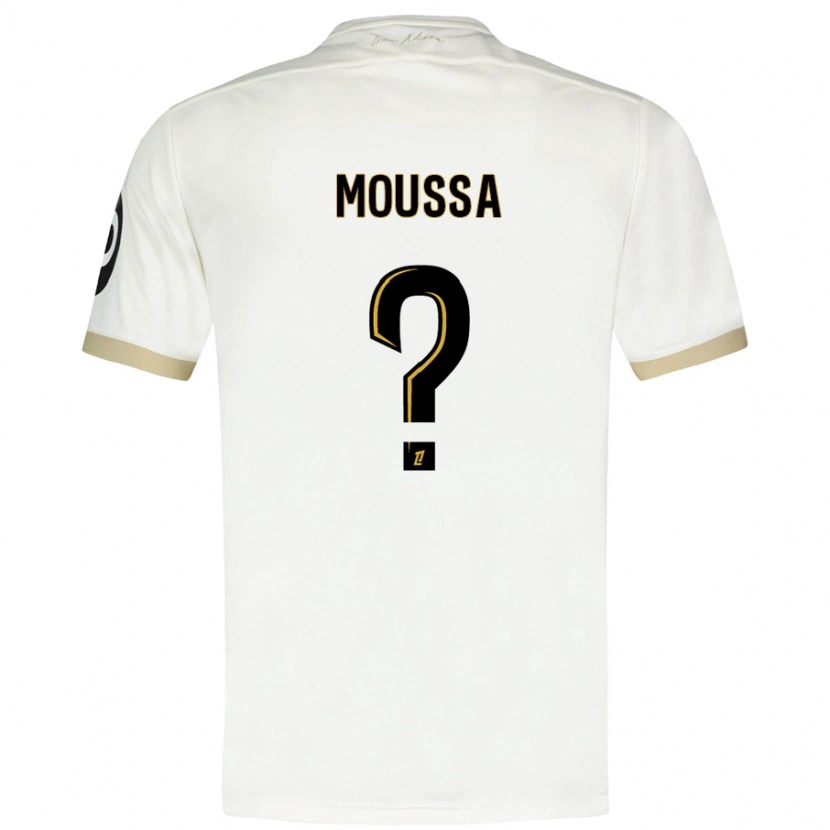 Danxen Dámské Mounir Moussa #0 Bílé Zlato Daleko Hráčské Dresy 2024/25 Dres