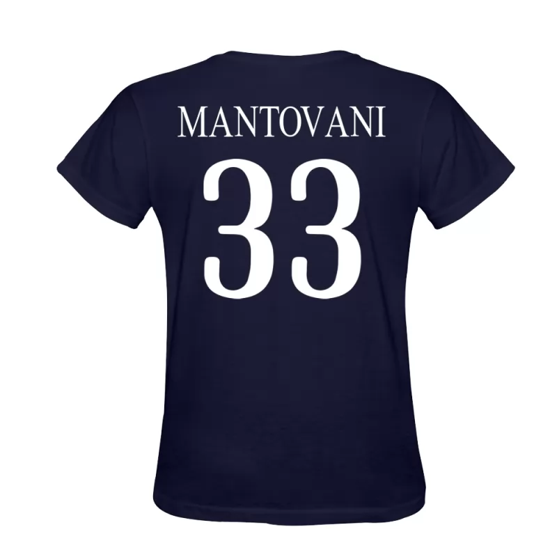 Pánské Luca Mantovani #33 Tmavě Modrá Dresy Dres Trička Design