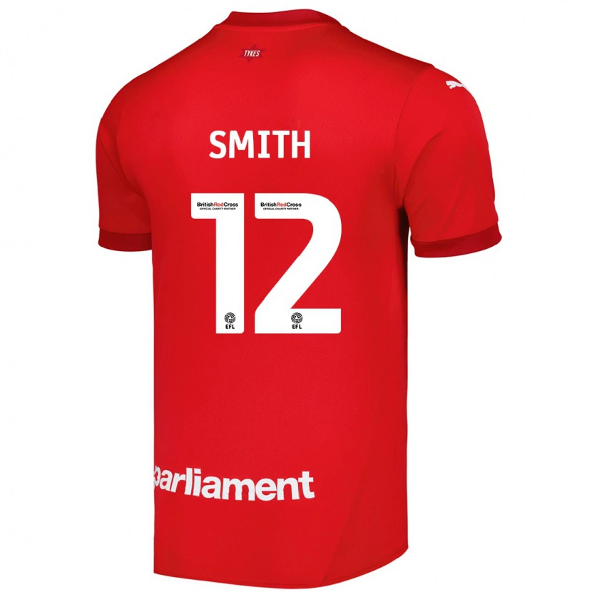 Danxen Dětské Jackson Smith #12 Červený Domů Hráčské Dresy 2024/25 Dres