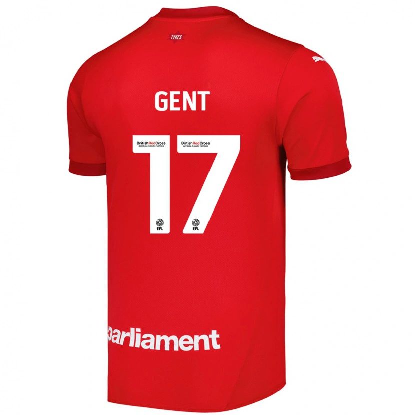 Danxen Dětské Georgie Gent #17 Červený Domů Hráčské Dresy 2024/25 Dres