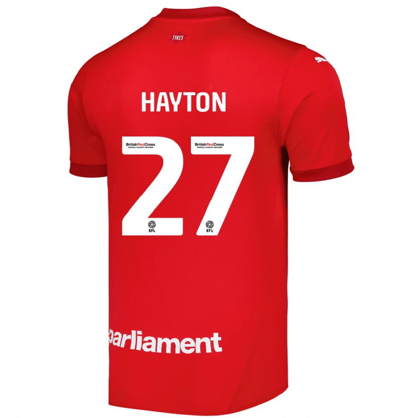 Danxen Dětské Adam Hayton #27 Červený Domů Hráčské Dresy 2024/25 Dres