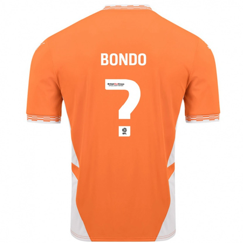 Danxen Dětské Terry Bondo #0 Oranžová Bílá Domů Hráčské Dresy 2024/25 Dres