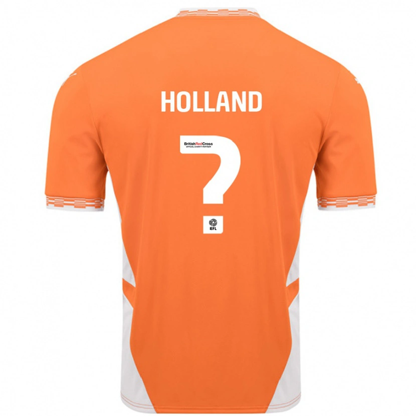 Danxen Dětské Bella Holland #0 Oranžová Bílá Domů Hráčské Dresy 2024/25 Dres