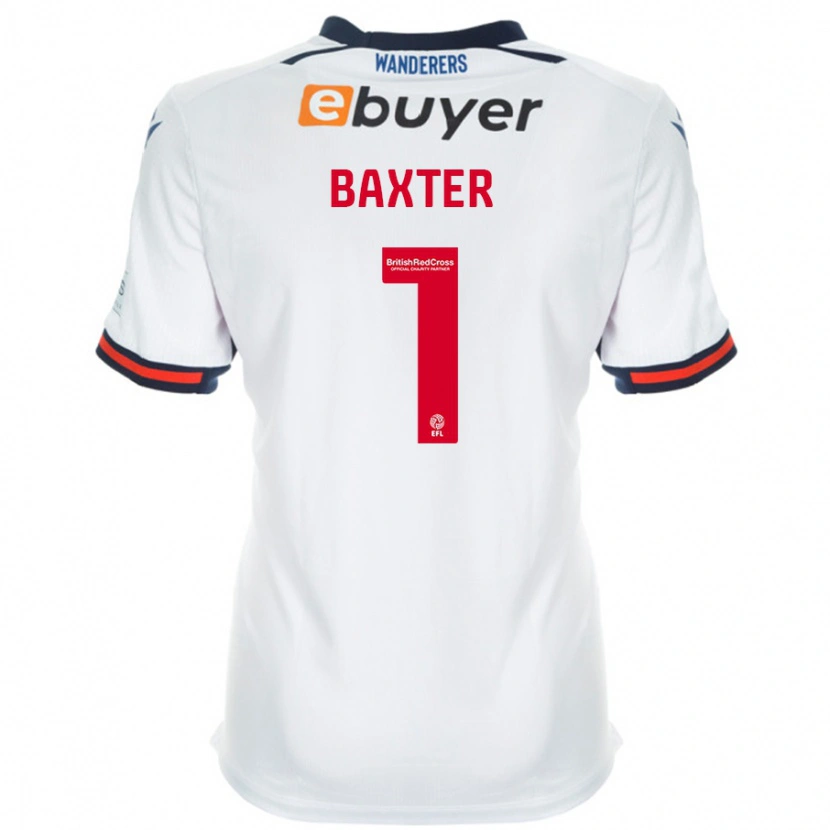 Danxen Dětské Nathan Baxter #1 Bílý Domů Hráčské Dresy 2024/25 Dres