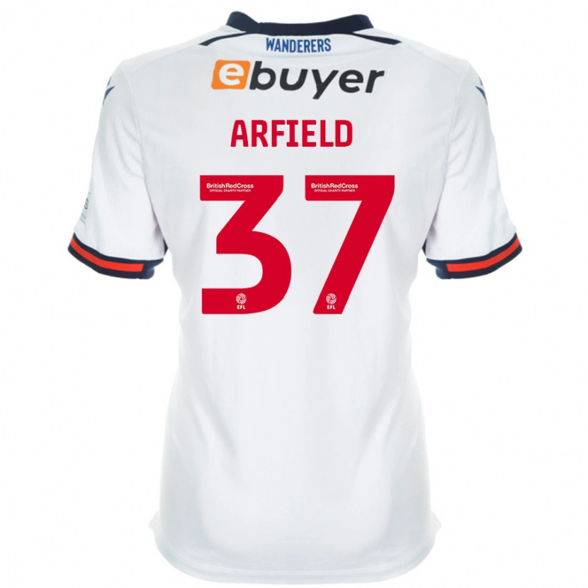 Danxen Dětské Scott Arfield #37 Bílý Domů Hráčské Dresy 2024/25 Dres