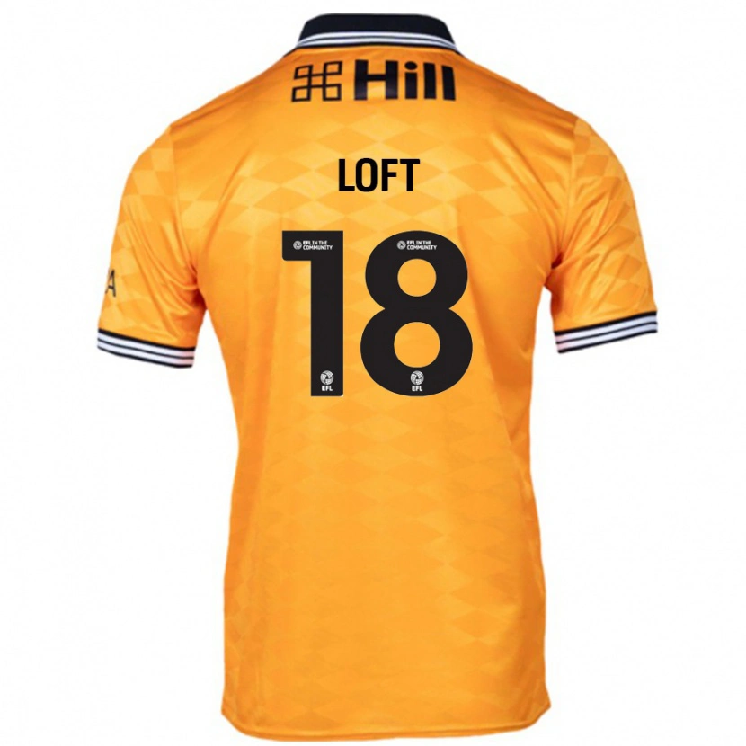 Danxen Dětské Ryan Loft #18 Pomerančový Domů Hráčské Dresy 2024/25 Dres