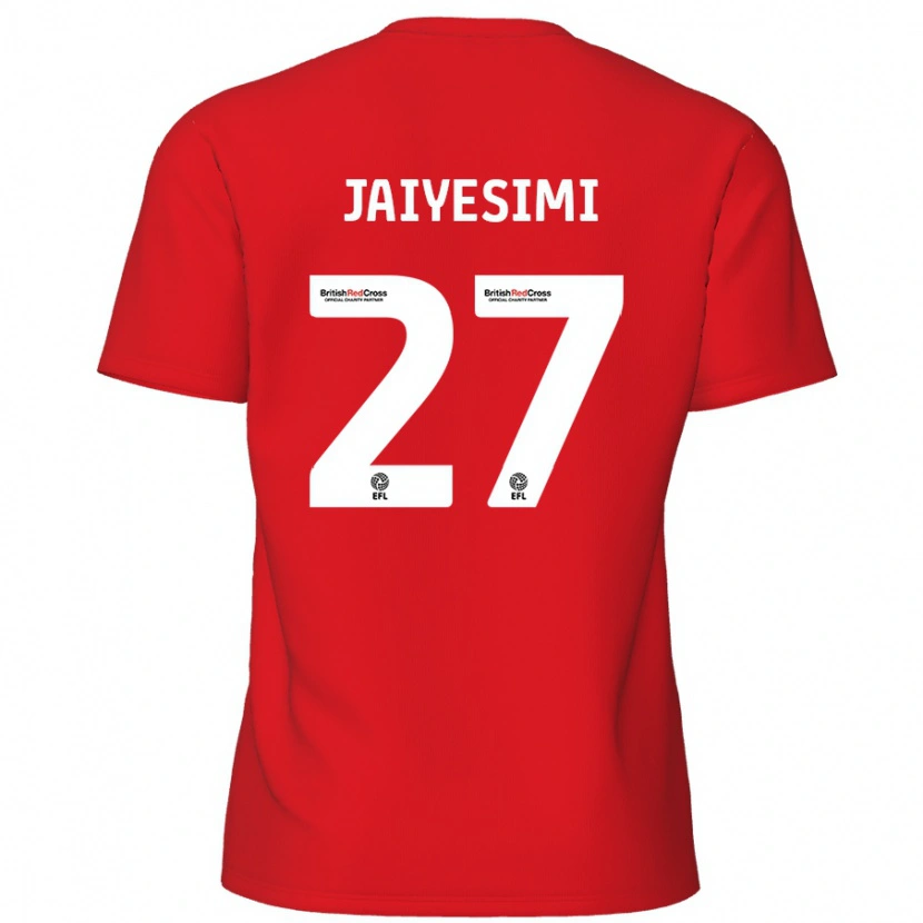 Danxen Dětské Diallang Jaiyesimi #27 Červený Domů Hráčské Dresy 2024/25 Dres