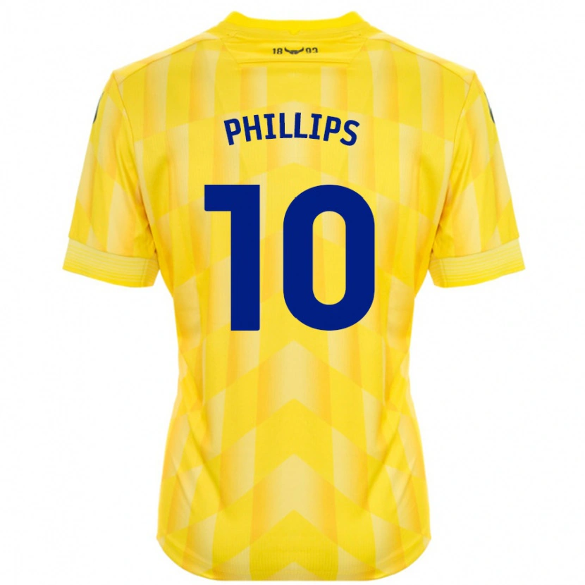 Danxen Dětské Matt Phillips #10 Žluť Domů Hráčské Dresy 2024/25 Dres