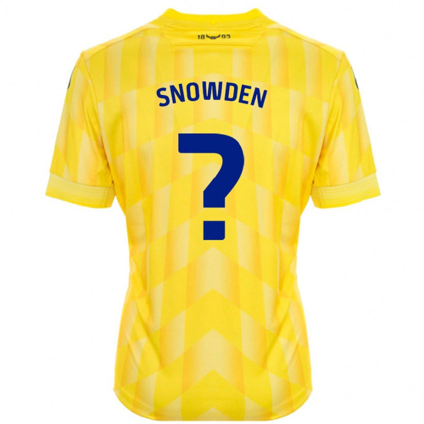 Danxen Dětské Leo Snowden #0 Žluť Domů Hráčské Dresy 2024/25 Dres