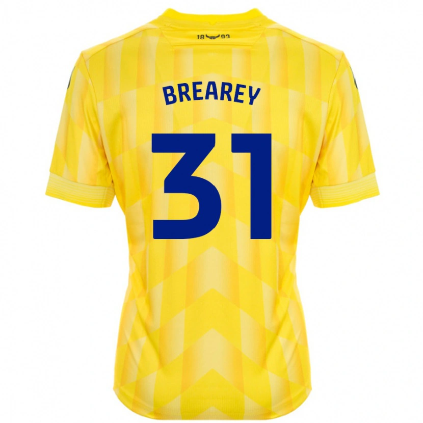 Danxen Dětské Eddie Brearey #31 Žluť Domů Hráčské Dresy 2024/25 Dres