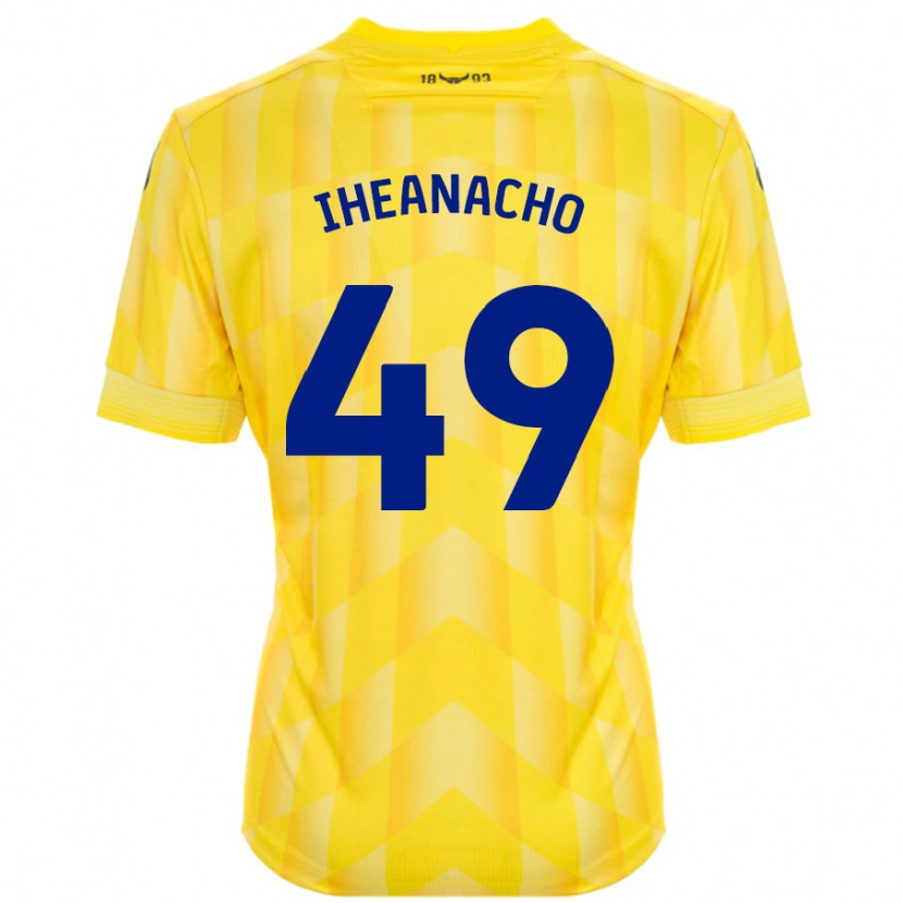 Danxen Dětské Josh Iheanacho #49 Žluť Domů Hráčské Dresy 2024/25 Dres