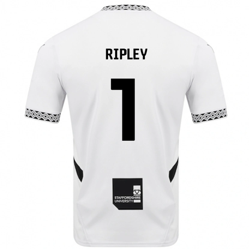 Danxen Dětské Connor Ripley #1 Bílý Domů Hráčské Dresy 2024/25 Dres