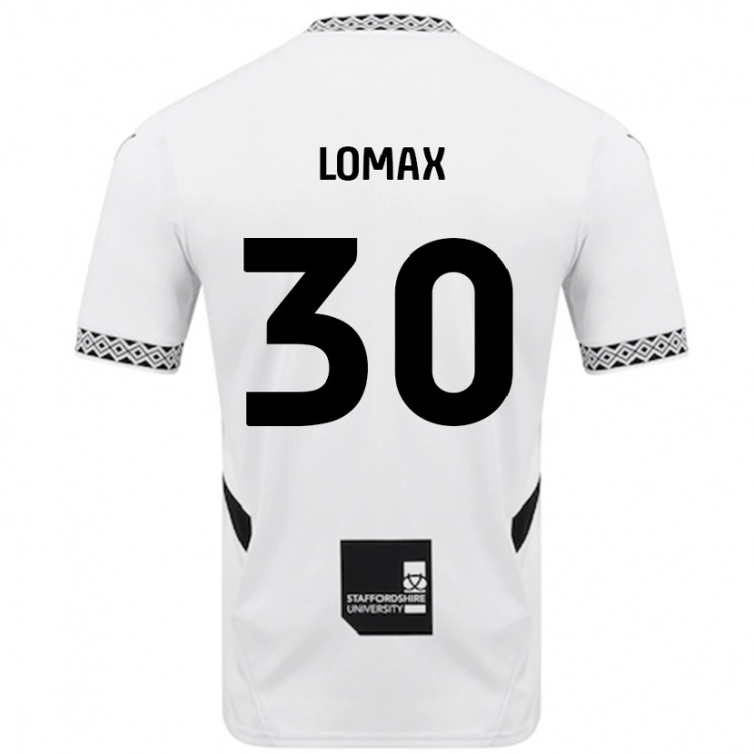 Danxen Dětské Ben Lomax #30 Bílý Domů Hráčské Dresy 2024/25 Dres