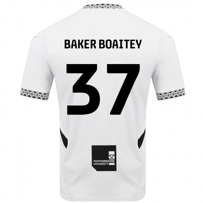 Danxen Dětské Benicio Baker-Boaitey #37 Bílý Domů Hráčské Dresy 2024/25 Dres