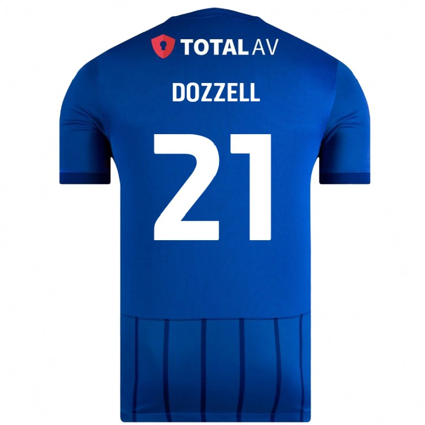 Danxen Dětské Andre Dozzell #21 Modrý Domů Hráčské Dresy 2024/25 Dres