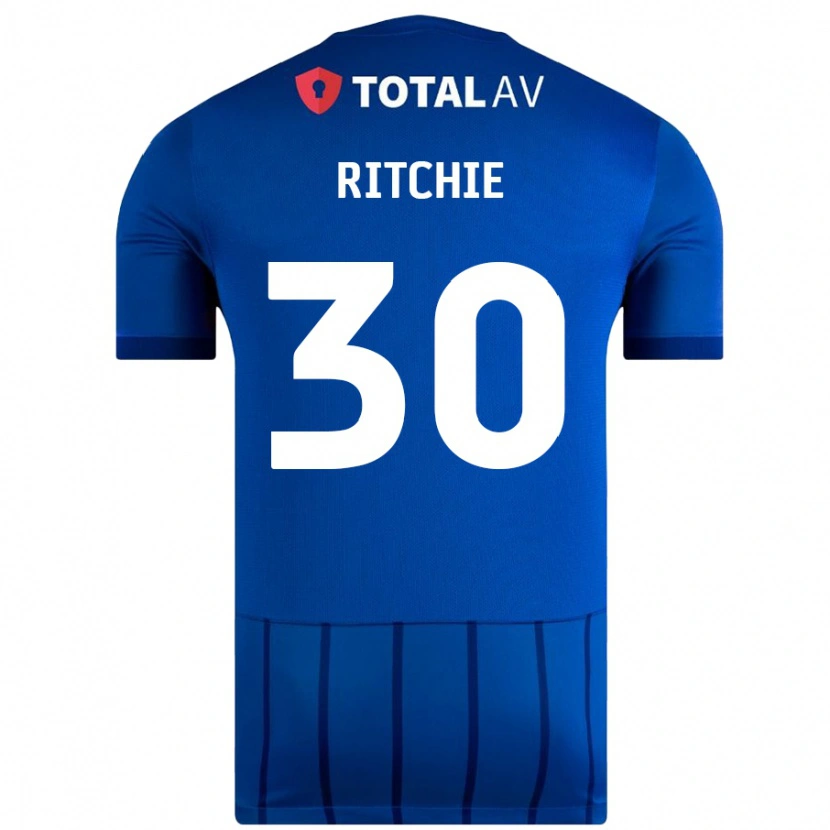 Danxen Dětské Matt Ritchie #30 Modrý Domů Hráčské Dresy 2024/25 Dres