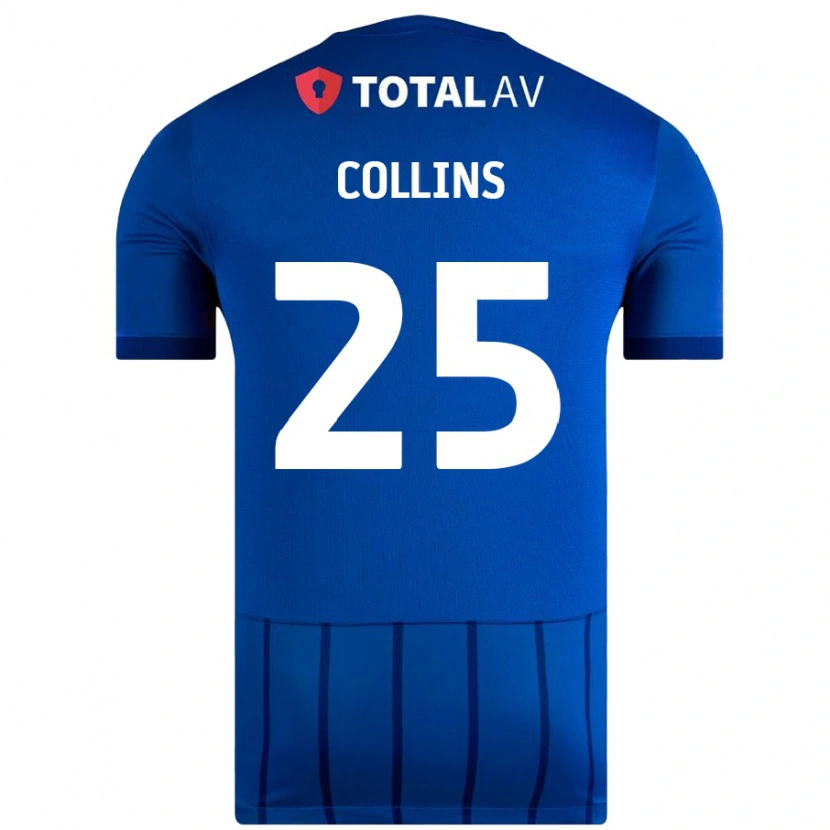 Danxen Dětské Izzy Collins #25 Modrý Domů Hráčské Dresy 2024/25 Dres