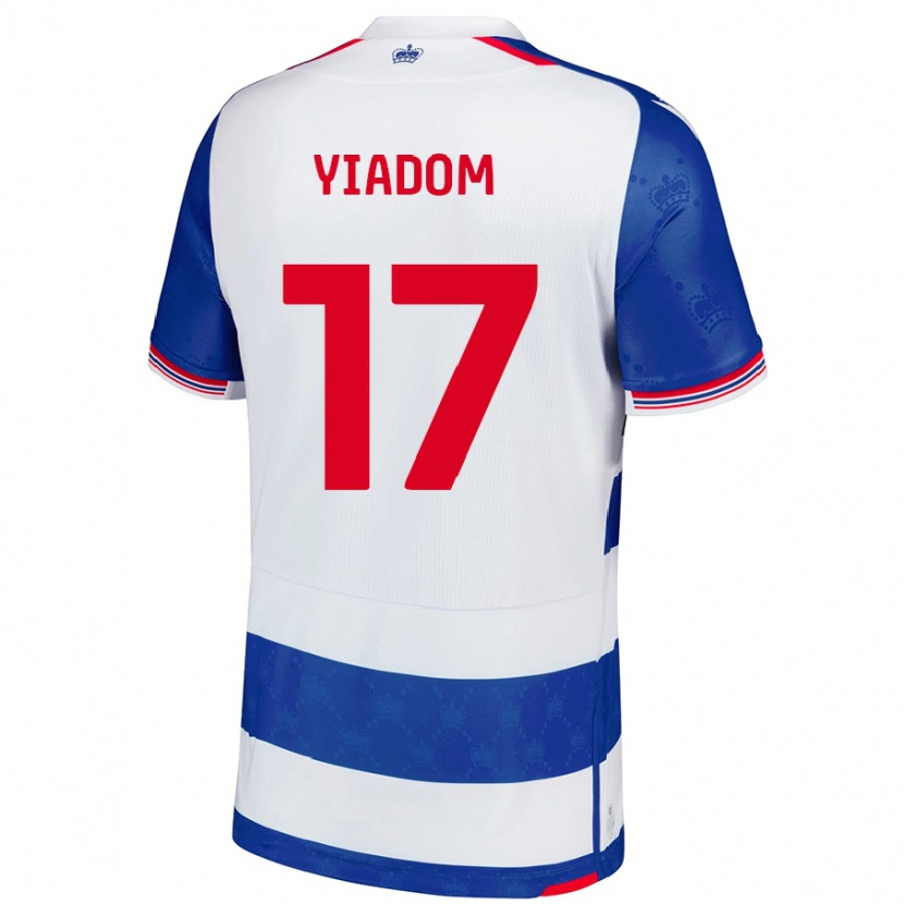 Danxen Dětské Andy Yiadom #17 Modrá Bílá Domů Hráčské Dresy 2024/25 Dres