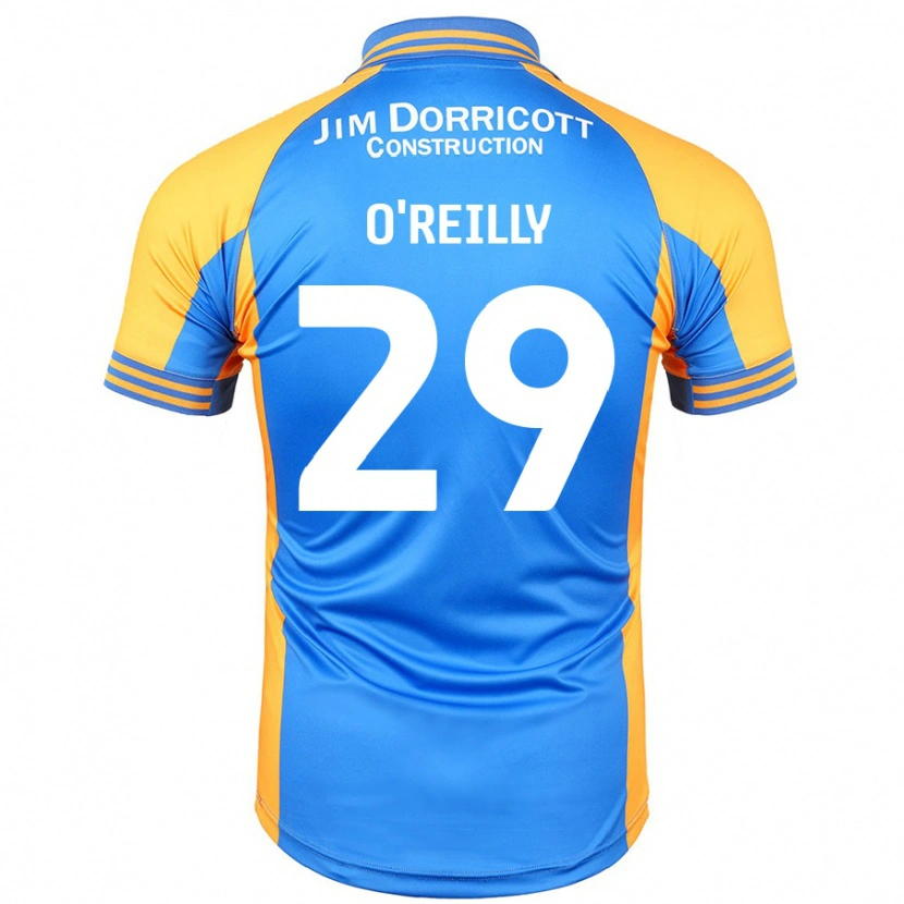 Danxen Dětské Tommi O'reilly #29 Modrá Jantarová Domů Hráčské Dresy 2024/25 Dres