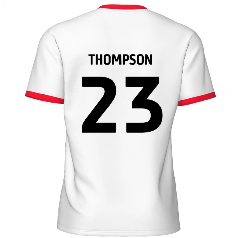 Danxen Dětské Louis Thompson #23 Bílá Červená Domů Hráčské Dresy 2024/25 Dres